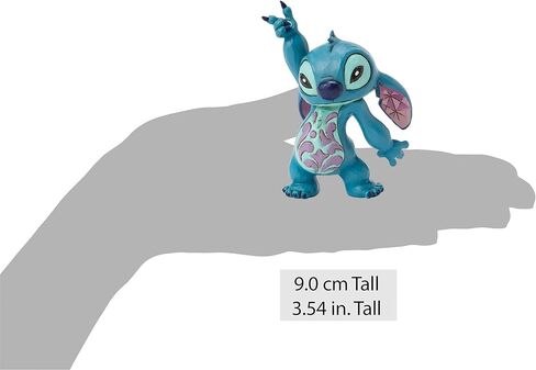Enesco Disney Traditions من Jim Shore Lilo and Stitch Dancing Pose تمثال صغير، 3.625 بوصة، متعدد الألوان in Kuwait
