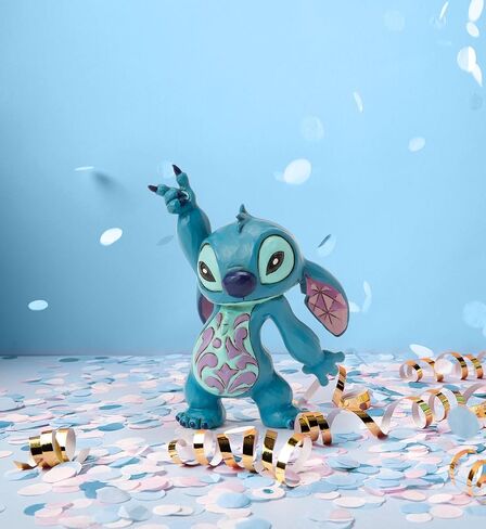 Enesco Disney Traditions من Jim Shore Lilo and Stitch Dancing Pose تمثال صغير، 3.625 بوصة، متعدد الألوان in Kuwait