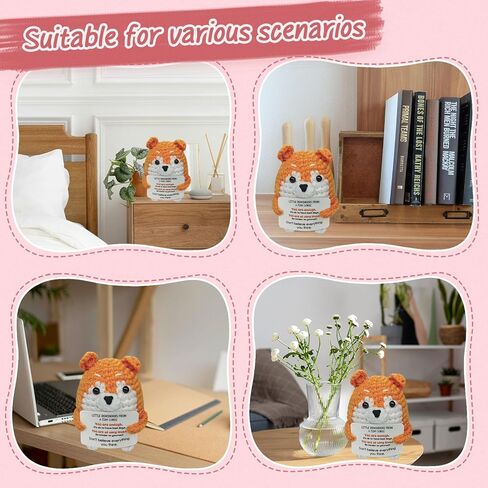 Cute Handmade Corgi Crochet Gift - Uplifting Emotional Support for Birthdays,Christmas,Any Occasion in Saudi Arabia