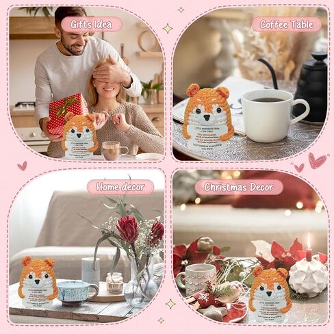 Cute Handmade Corgi Crochet Gift - Uplifting Emotional Support for Birthdays,Christmas,Any Occasion in Saudi Arabia