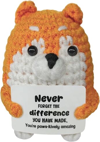 Cute Handmade Corgi Crochet Gift - Uplifting Emotional Support for Birthdays,Christmas,Any Occasion in Saudi Arabia