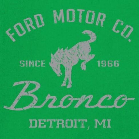 تي شيرت Ford Motor Co برونكو ديترويت MI تي شيرت شاحنة عتيقة منذ عام 1966 4x4 على الطرق الوعرة مغامرة سيارة كلاسيكية مروحة للرجال تي شيرت in Kuwait