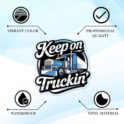 20pcs Truck Driver Sticker, Trucker Stickers for Men, Big Rig Semi, Diesel Mechanic Humor Toolbox Laptop Car Window Decor, Waterproof Vinyl in Saudi Arabia