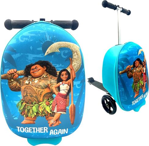 Fast Forward Bluey 18 "kid on on oncase-Scooter Light-On Light-On Luggage مع عجلات LED Light Up in Kuwait