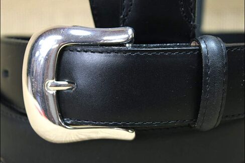 Tony Lama Men's Longhorn Leather Dress Belt Reg And Big Black 46 in Saudi Arabia
