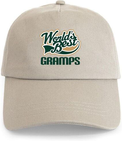 قبعة CafePress Gramps Gift (الأفضل في العالم) قبعة بيسبول فريدة قابلة للتعديل in Kuwait