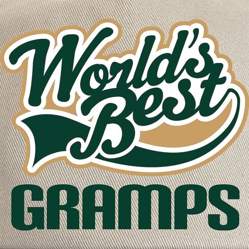 قبعة CafePress Gramps Gift (الأفضل في العالم) قبعة بيسبول فريدة قابلة للتعديل in Kuwait