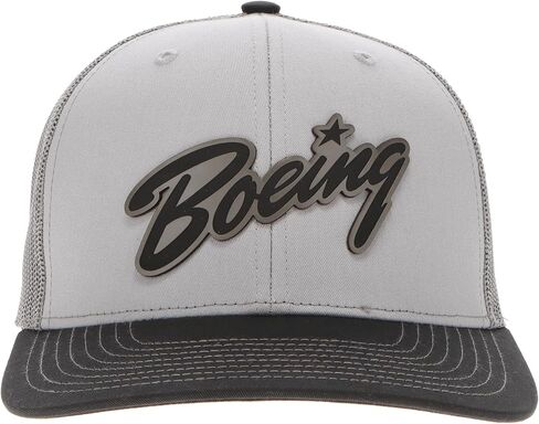 Boeing Script Logo Heritage Trucker Hat - Charcoal in Kuwait