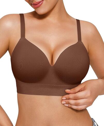 Popilush Bras for Women تدعم دفع Bralettes التغطية الكاملة لا تحت الأسلحة غير ملحقة مريحة كل يوم حمالات كل يوم in Saudi Arabia