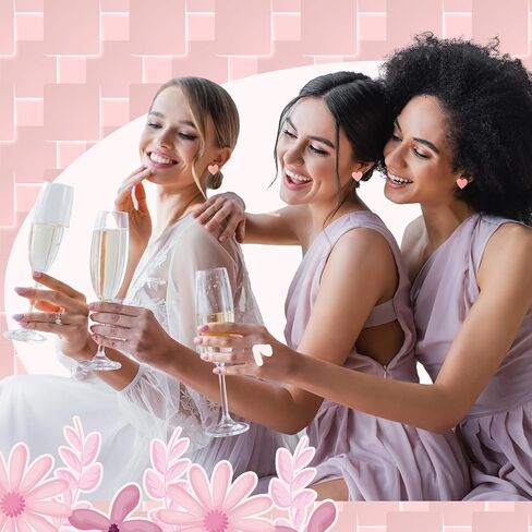 Tondiamo 12 مجموعة هدايا عيد الحب Galentine السائبة القلب القرط عيد الحب عيد الحب حفلة تفضل الأقراط المضادة للحساسية للنساء الحشو مع بطاقة وحقيبة تخزين لأصدقاء النساء Bestie in Saudi Arabia