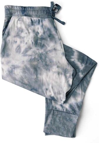 Hello Mello® Dyes The Limit Women’s Lounge Comfy Pajama Pants Soft Lightweight Joggers with Elastic Waistband And Side Pockets - Gray, Large in Saudi Arabia