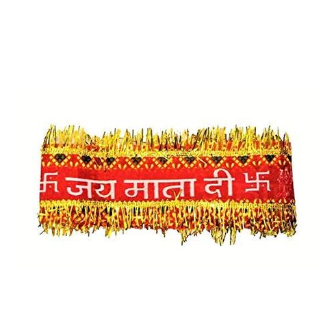 MATA Ki Chunri Net Jai MATA Di Head Band Navratri Chunri Kanya Pooja Samagri-(عبوة من 12 قطعة) in Kuwait