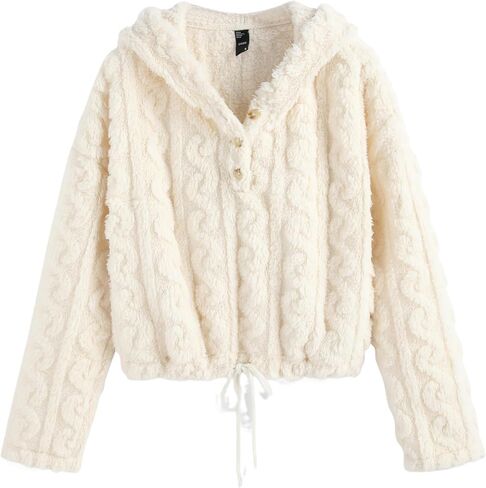 CIDER Solid Fleece Long Sleeve Hoodie in Saudi Arabia