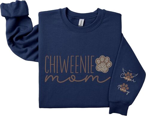 Chiweenie Mom Sweatshirt, Personalized Chiweenie Shirt, Chiweenie Mom Gift, Custom Chiweenie Sweatshirt, Chiweenie Lover Gift in Saudi Arabia