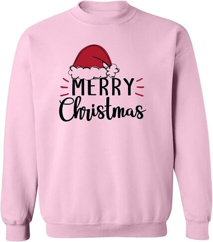 zerogravitee Merry Christmas Hat Crewneck Sweatshirt in Saudi Arabia