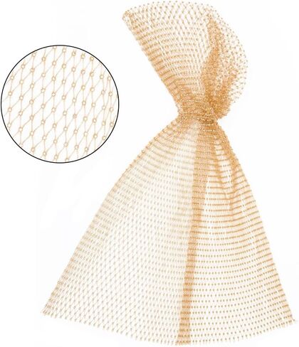 2Pcs 2 Colors Silver Gold Rhinestone Diamond Mesh Head Scarf Sparkly Headpiece Crystal Headbands Glitter Bling Hollow Out Headwraps Hair Accessories for Women Holiday Rave Party Nightclub in Saudi Arabia