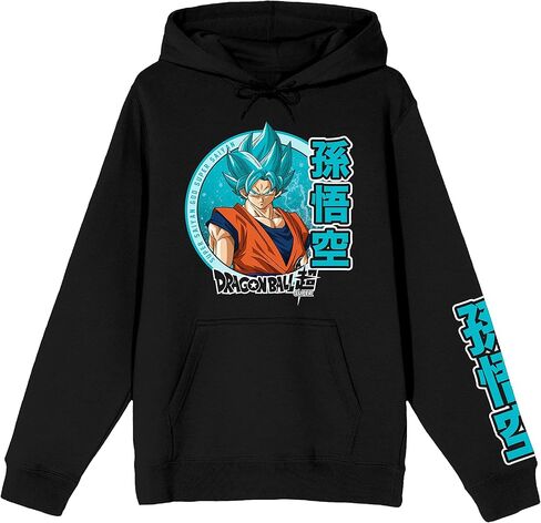 سترة Bioworld Dragon Ball Super Ultra Instinct Goku للرجال باللون الأسود in Kuwait