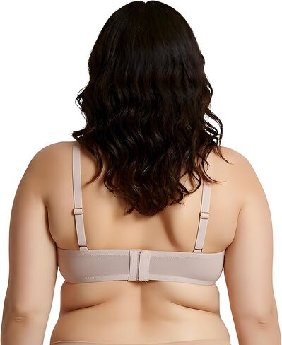 Curve Muse Women's Plus Size Add 1+ Cup Push Up Perfect Shape Underwire Lace Bra in Saudi Arabia
