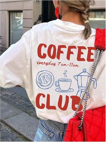 Women's Graphic T Shirts Crew Neck Short Sleeve Novelty Tees Summer Tops in Saudi Arabia