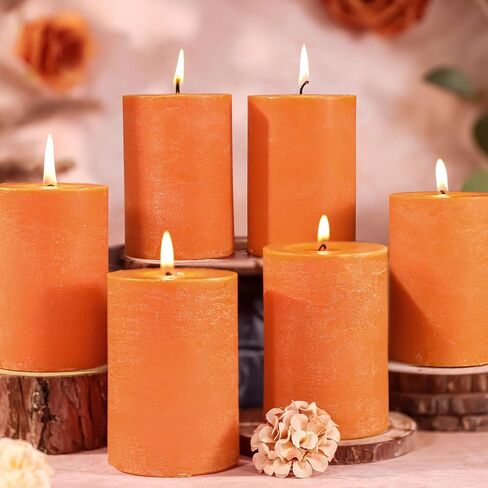 4 Pack Soy White Pillar Candles,Natural Soybean Pillar Candles,55 H Long Lasting Burning-Unscented,Dripless and Smokeless Rustic White Hand-Poured Candles Dinner Table,for Wedding,Home Decor 2.8x4in in Saudi Arabia