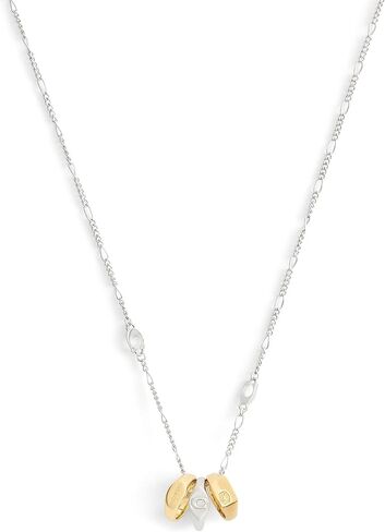 COACH Jewelry Women's Signature Signet Rondelle Pendant Necklace in Saudi Arabia
