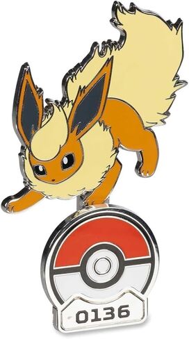 Pokémon Center: Pokémon Gallery Pins: Flareon Standing Pin in Saudi Arabia