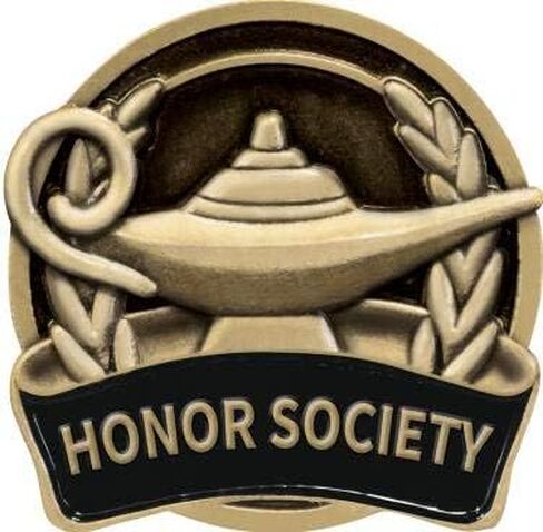 1" Honor Society Pin, Academic Achievement Student Lapel Pin, Great Education Awards 30 Pack Prime in Saudi Arabia