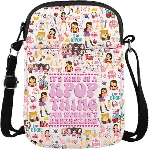 Korean Pop Gift Kpop Merch It's Kind Of Kpop Thing You Wouldn't Understand Korean Pop Music Fan K-Pop Team Gift Crossbody Bag in Saudi Arabia