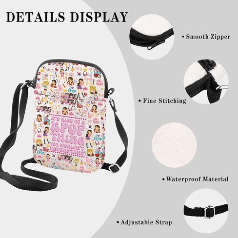 Korean Pop Gift Kpop Merch It's Kind Of Kpop Thing You Wouldn't Understand Korean Pop Music Fan K-Pop Team Gift Crossbody Bag in Saudi Arabia