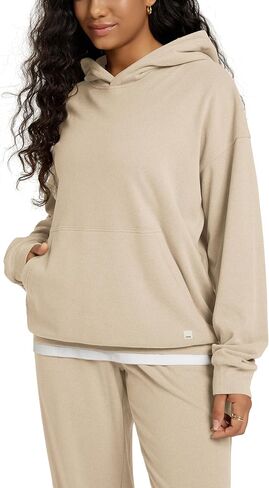 ODODOS Women's Brushed Fleece Oversized Hoodie – Cozy Warm Long Sleeve Pullover Sweatshirt with Kangaroo Pocket in Saudi Arabia