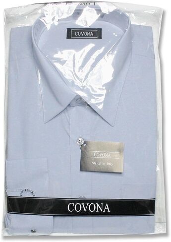 Men's Solid Powder Blue Color Dress Shirt w/Convertible Cuffs in Saudi Arabia