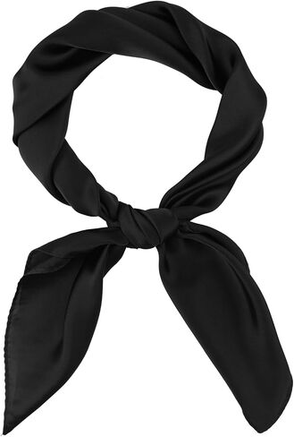 1Pcs Satin Scarf, Lightweight Square Neck Head Scarf Neck Hair Scarfs Head Scarves Fashion Bandana for Woman Man in Saudi Arabia