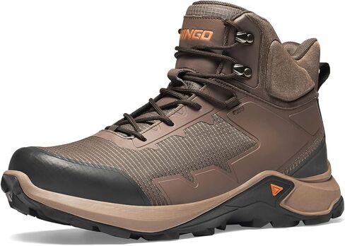 NINGO Men's Hiking Boots Waterproof Hiking Shoes Trail Shoes Lightweight Trekking Boots Comfortable Breathable Outdoor Boot Mid Ankle Boot for Camping, Backpacking, Mountain Trails in Saudi Arabia