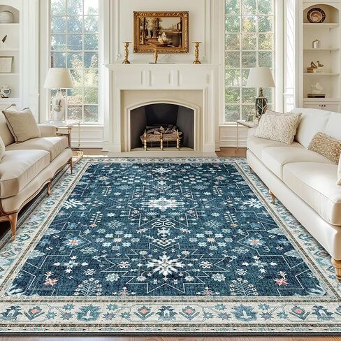 MUJOO 2x3 Small Rug,Green Washable Area Rugs for Entryway Entry Bedside Kitchen Bathroom,Boho Front Door Mat Indoor Entrance Throw Carpet Vintage Non Slip Low Pile in Saudi Arabia