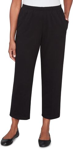Alfred Dunner Women's Women's Classic French Terry Short Length Pant in Saudi Arabia