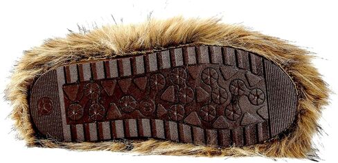Valpeak Men's Faux Fur Snow Boots, Non Slip Winter Boots, Fluffy Furry Boots For Men, Flat Heel Snow Warm Boots in Saudi Arabia