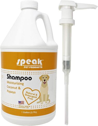 Natural Dog Shampoo with Pump, Calming Lavender, 1 Gallon in Saudi Arabia
