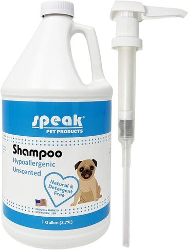 Natural Dog Shampoo with Pump, Calming Lavender, 1 Gallon in Saudi Arabia