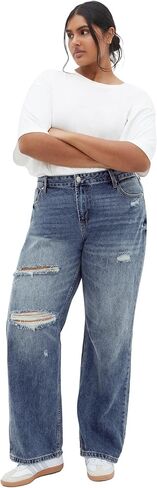 City Chic Women's Plus Size Jean - Harley Rochelle in Saudi Arabia