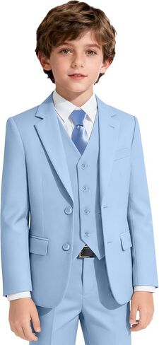 JPF Boy's Formal Suit Set Slim Fit Kids Tuxedo Suits for Wedding Teen Toddler Boy Dress Suit Outfit in Saudi Arabia