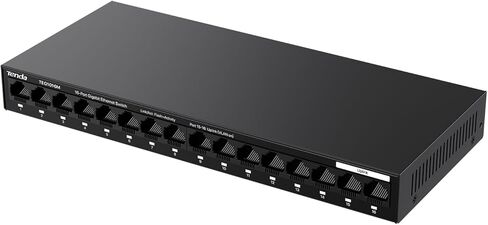 Tenda 16 Port Gigabit Switch, Unmanaged Ethernet Switch in Saudi Arabia