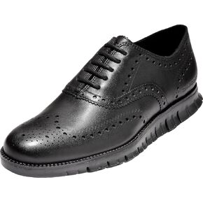 Cole Haan Men's Zerogrand Wing OX Leather Oxford, Closed Hole/Black, 9 Medium US in Saudi Arabia