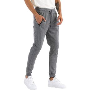 WEIV Joggers Pants with Zipper Pockets Stretch Athletic Sweatpants for Men Workout Jogging Running in Kuwait