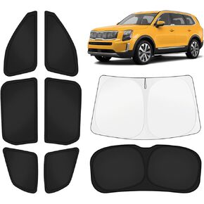 KUST Upgraded 2PCS Side Window Sun Shade for Semi Truck, 23.6x21.6inch Side Window Shade for RV Semi Truck,Volvo VNL,International Trucks,and Freightliner,Sunshade with Suction Cup, UV Protection in Kuwait