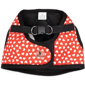 The Worthy Dog Printed Sidekick Plaid Pattern Harness with Padded Mesh Velcro Adjustable, Outdoor, Easy Walk Vest,XS- Blue Color in Kuwait