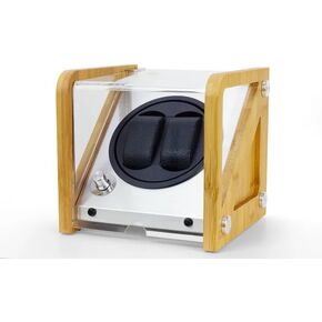Watch Winder, 2 Watch Capacity by Tourbillon, Automatic Bambo Watch Winder Box in Saudi Arabia
