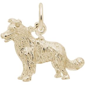 Rembrandt Border Collie Dog Charm in Saudi Arabia