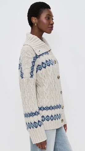 Faherty Womens Highland Fairisle Cardigan in Saudi Arabia