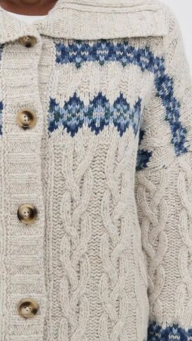 Faherty Womens Highland Fairisle Cardigan in Saudi Arabia
