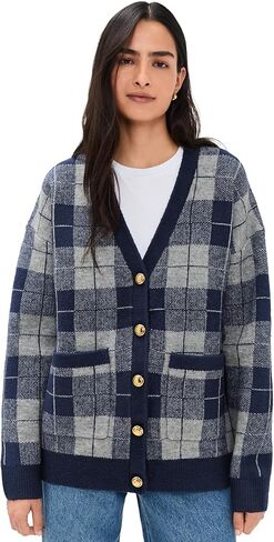 English Factory Women's Check Cardigan in Kuwait